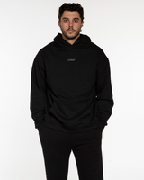 Commit Fitness - Men's Hoodie - Black with Oat
