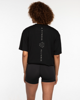 Commit Fitness - Mens Tee - Black with Oat