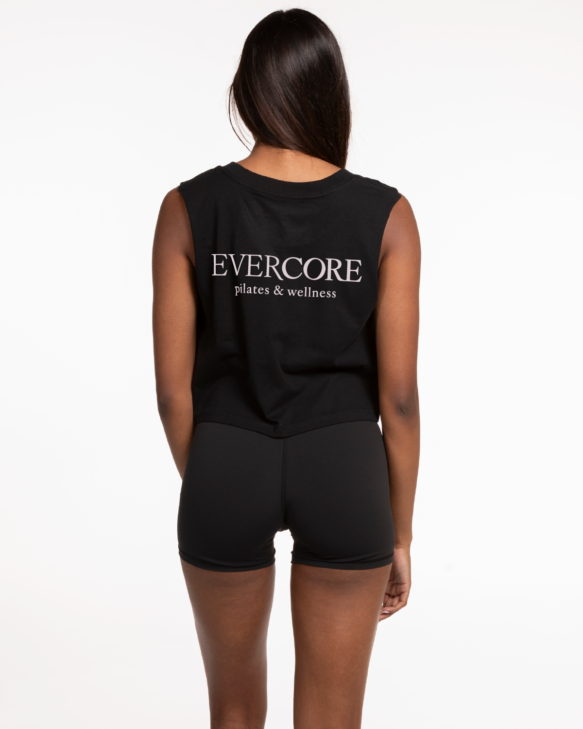 EverCore Crop Muscle Tank - Black