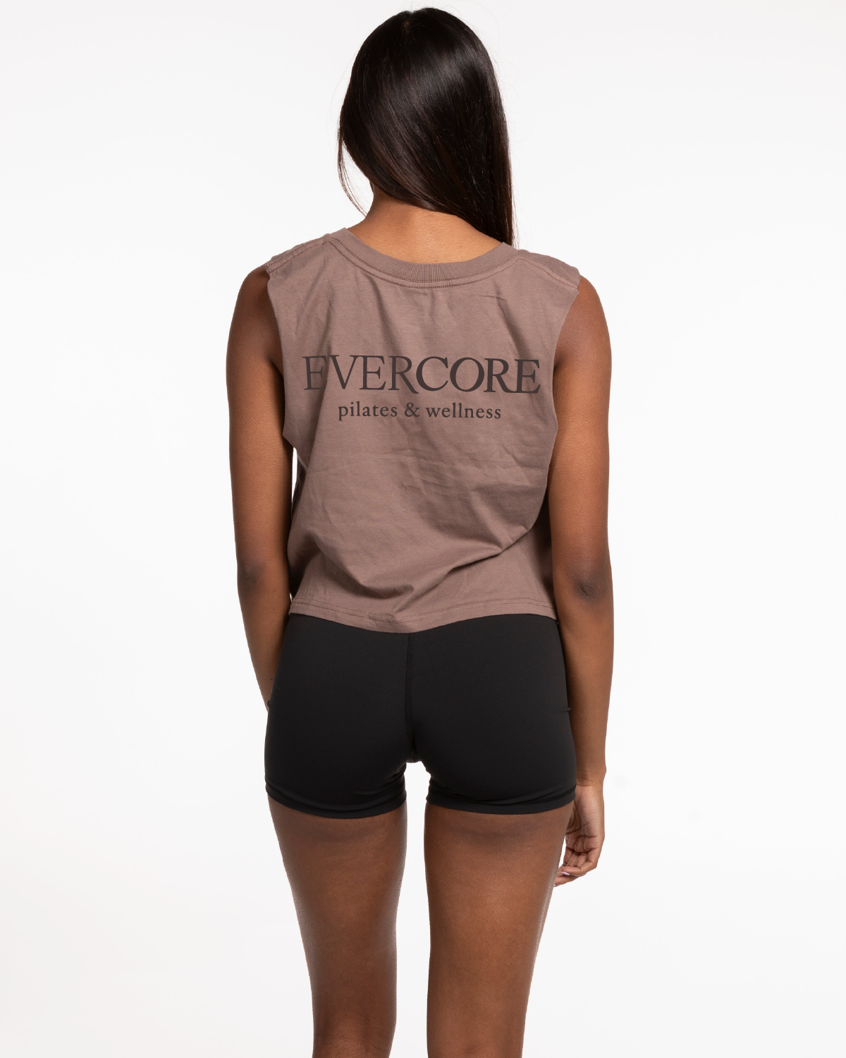 EverCore Crop Muscle Tank - Cacao