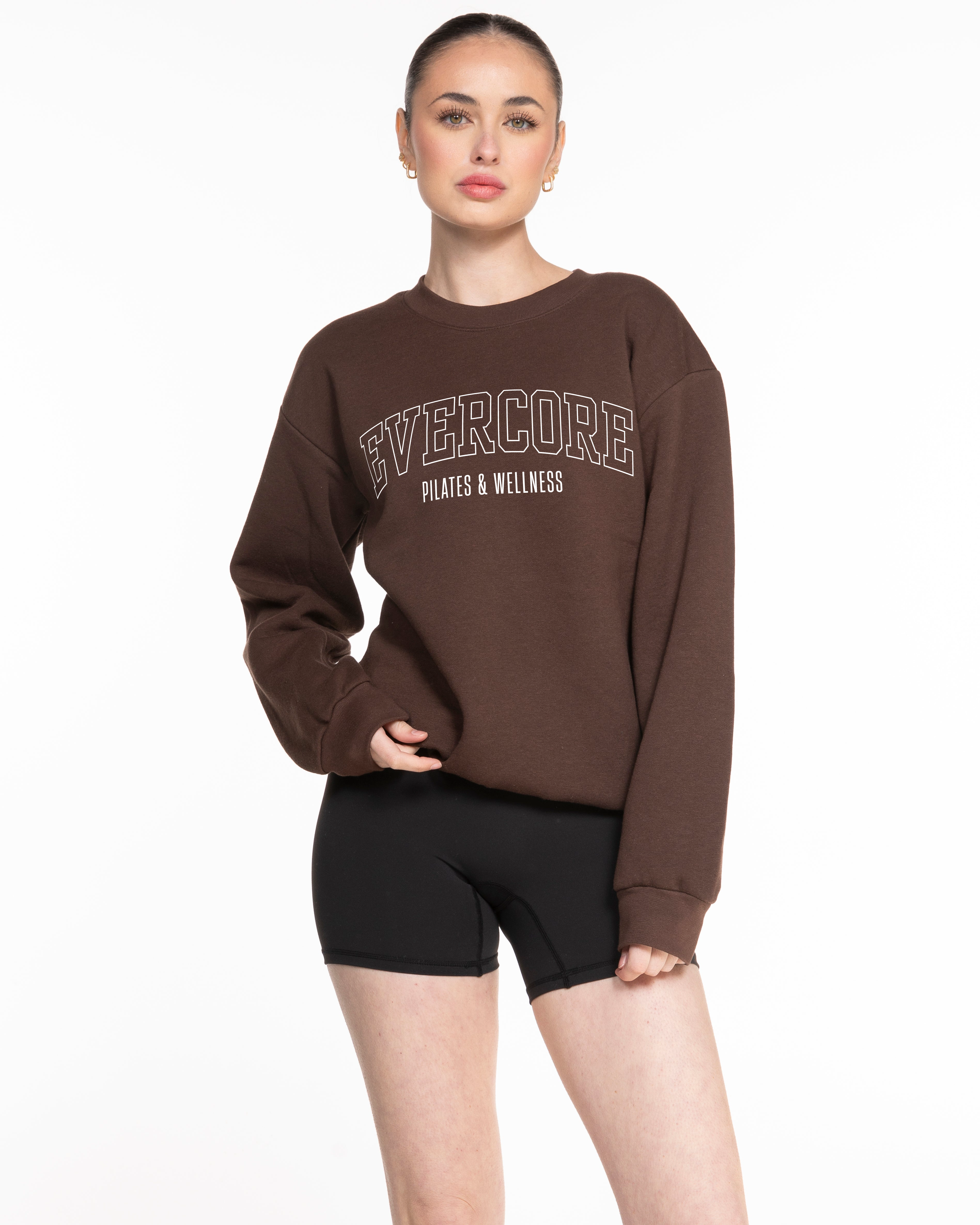 EVERCORE - The Recycled Unisex Crewneck - Brown