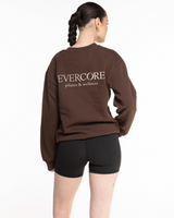 EVERCORE - The Recycled Unisex Crewneck - Brown
