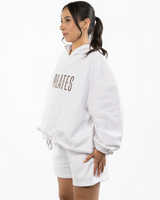 EVERCORE - The Cropped Drawstring Hoodie - White