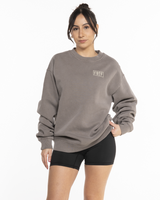 Fed By The Fruit Mens Crewneck - Washed Gray