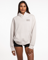 Fed By The Fruit Womens Hoodie - Washed Bone - You Will Be Saved Logo