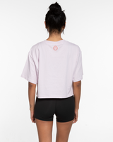 Fit Results - The Oversized Crop Tee - Orchid