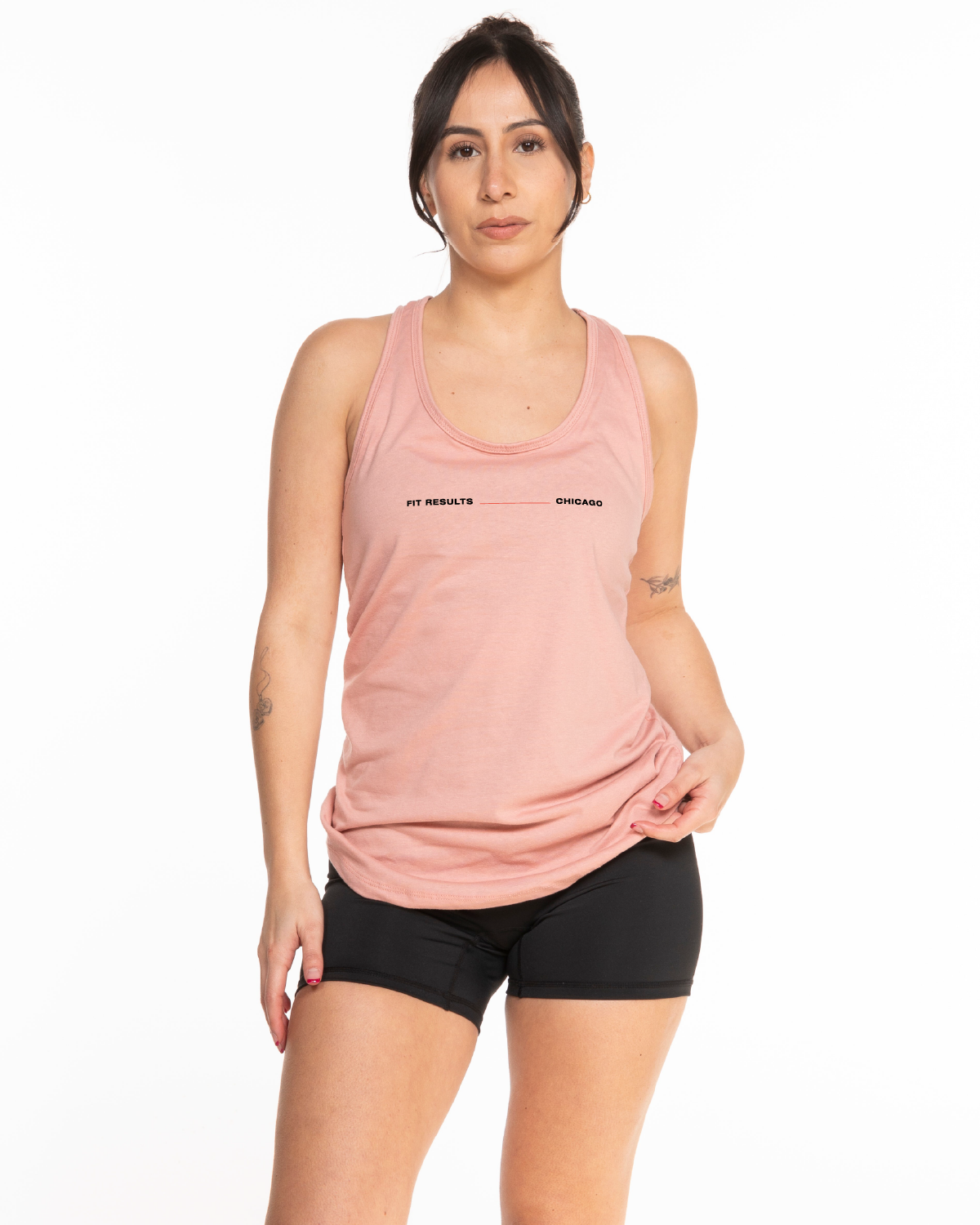 Fit Result - The Womens Full Length Tank - Peach