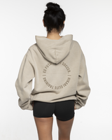 Hikari Elite Mens Hoodie - Taupe Drift (Back Round Edition)