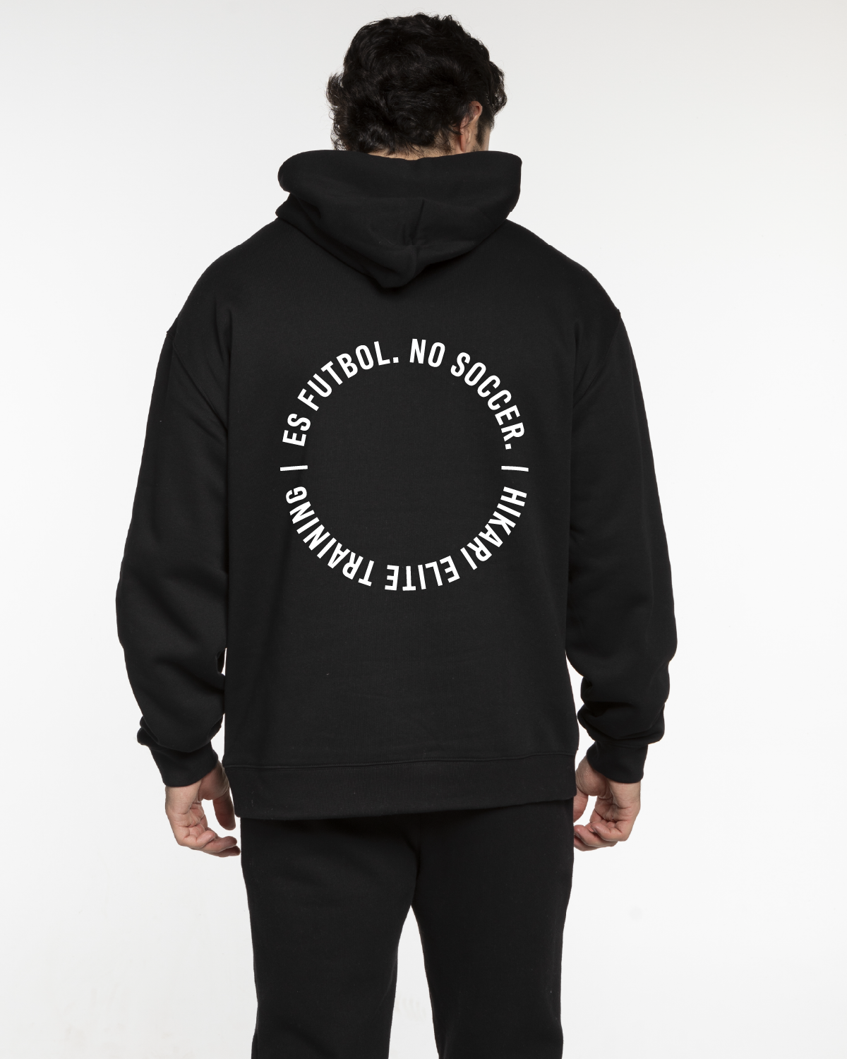Hikari Elite Mens Hoodie - Midnight Black (Back Round Edition)