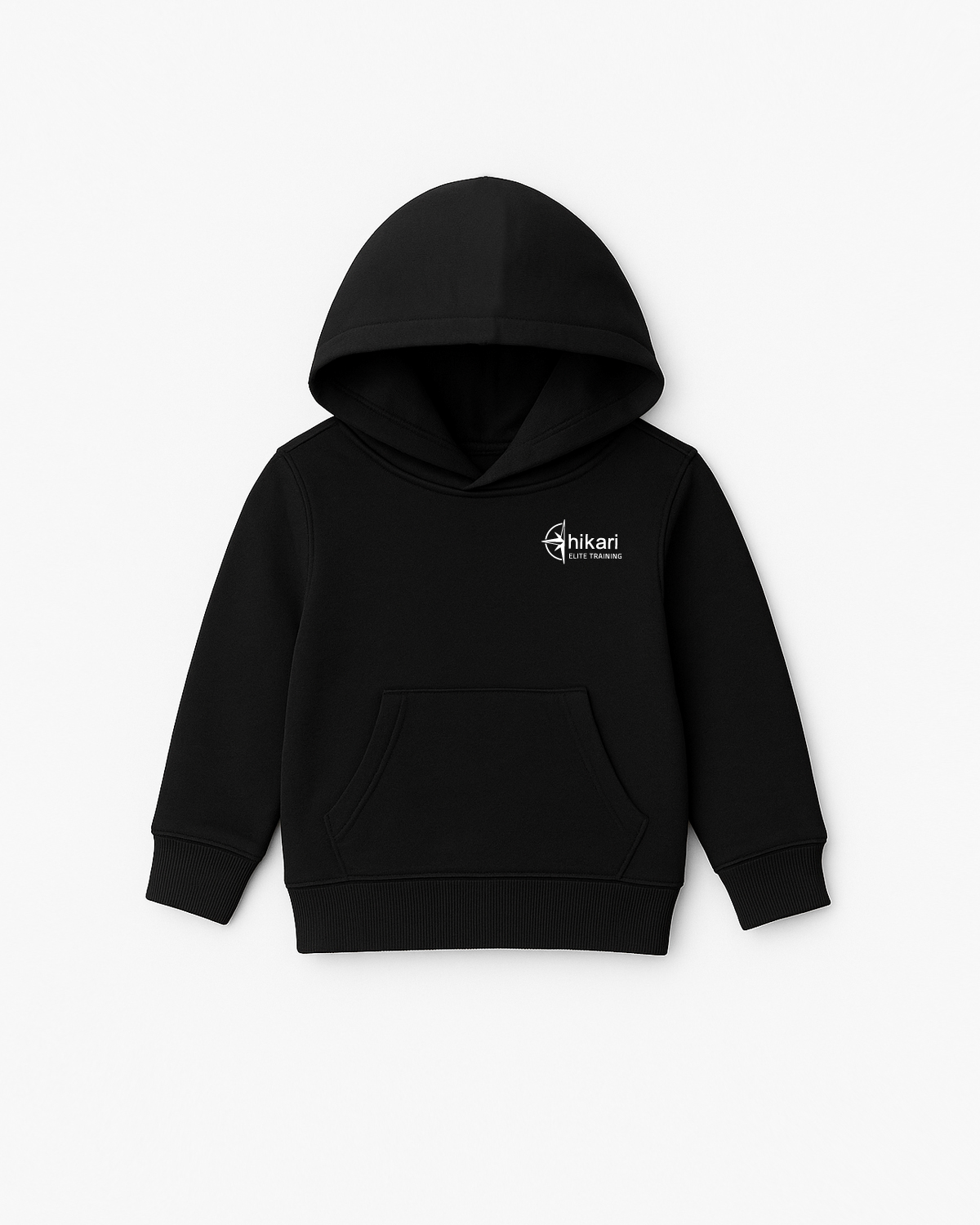 Hikari Elite Kids Hoodie - Midnight Black (Back Round Edition)