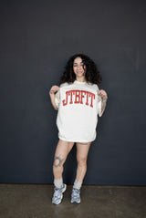 JTBFit Mens Heavyweight Tee - Off White