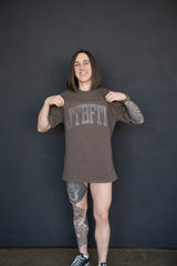 JTBFit Mens Heavyweight Tee - Washed Walnut