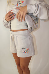 There’s Magic in the Mess Sweat Shorts - Bone