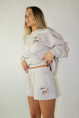 There’s Magic in the Mess Sweat Shorts - Bone
