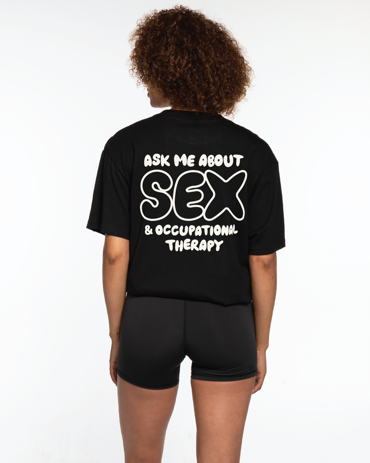 The Mens Tee - Black - Ask Me About Sex Tee