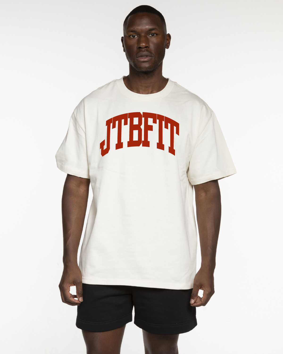 JTBFit Mens Heavyweight Tee - Off White