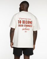 JTBFit Mens Heavyweight Tee - Off White