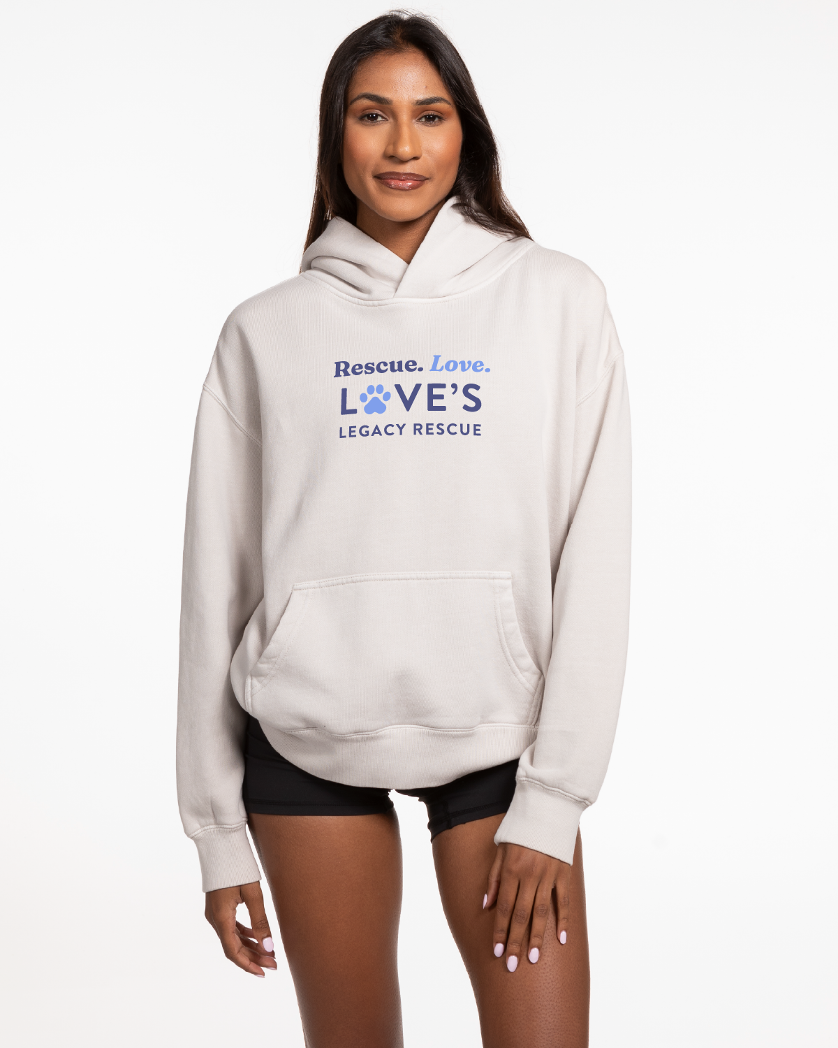 LLR - The Womens Hoodie - Washed Bone