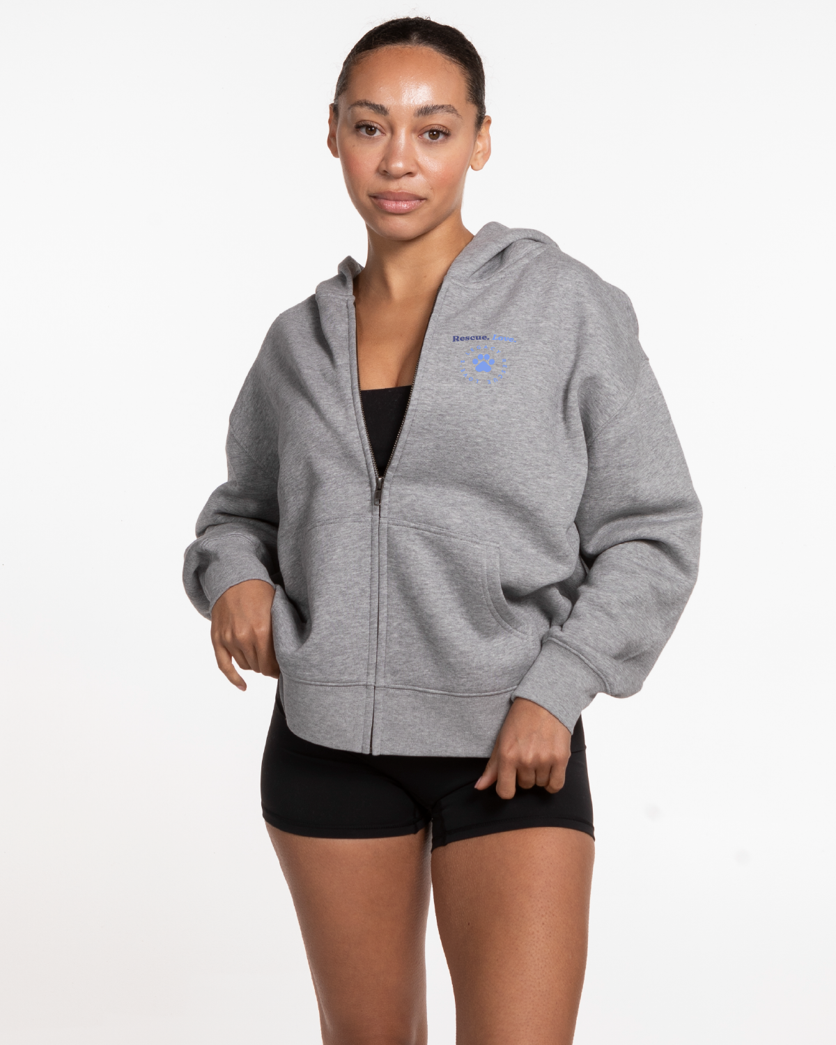 LLR - The Womens Zip Hoodie - Heather