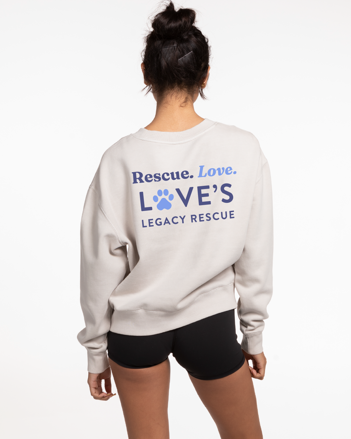 LLR - The Womens Crewneck - Washed Bone