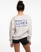 LLR - The Womens Crewneck - Washed Bone