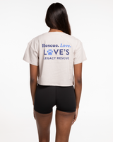 LLR - The Crop Tee - Bone