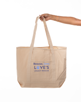 LLR - The Contrast Tote Bag - Natural / Natural