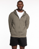 Motivate Movement Recycled Unisex Zip Hoodie - Army