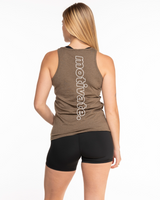 Motivate Movement Recycled Womens Tank - Army Heather