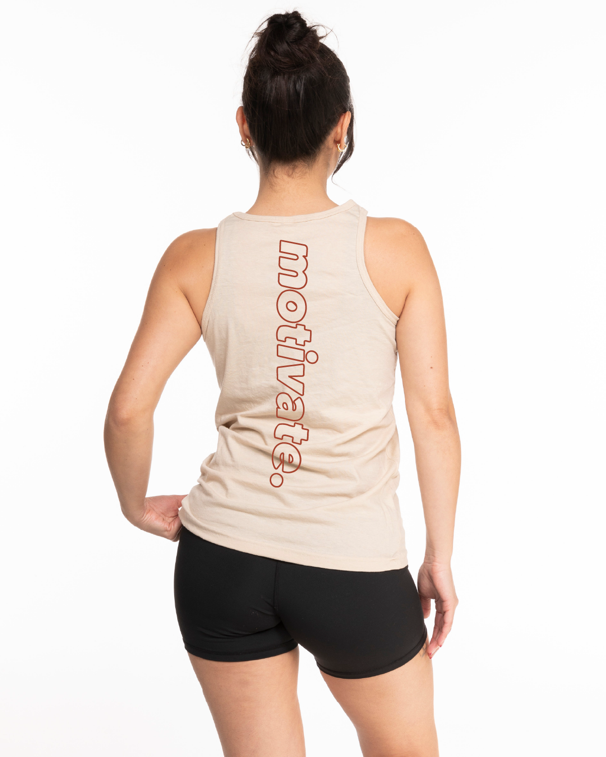 Motivate Movement Recycled Womens Tank - Polar Heather