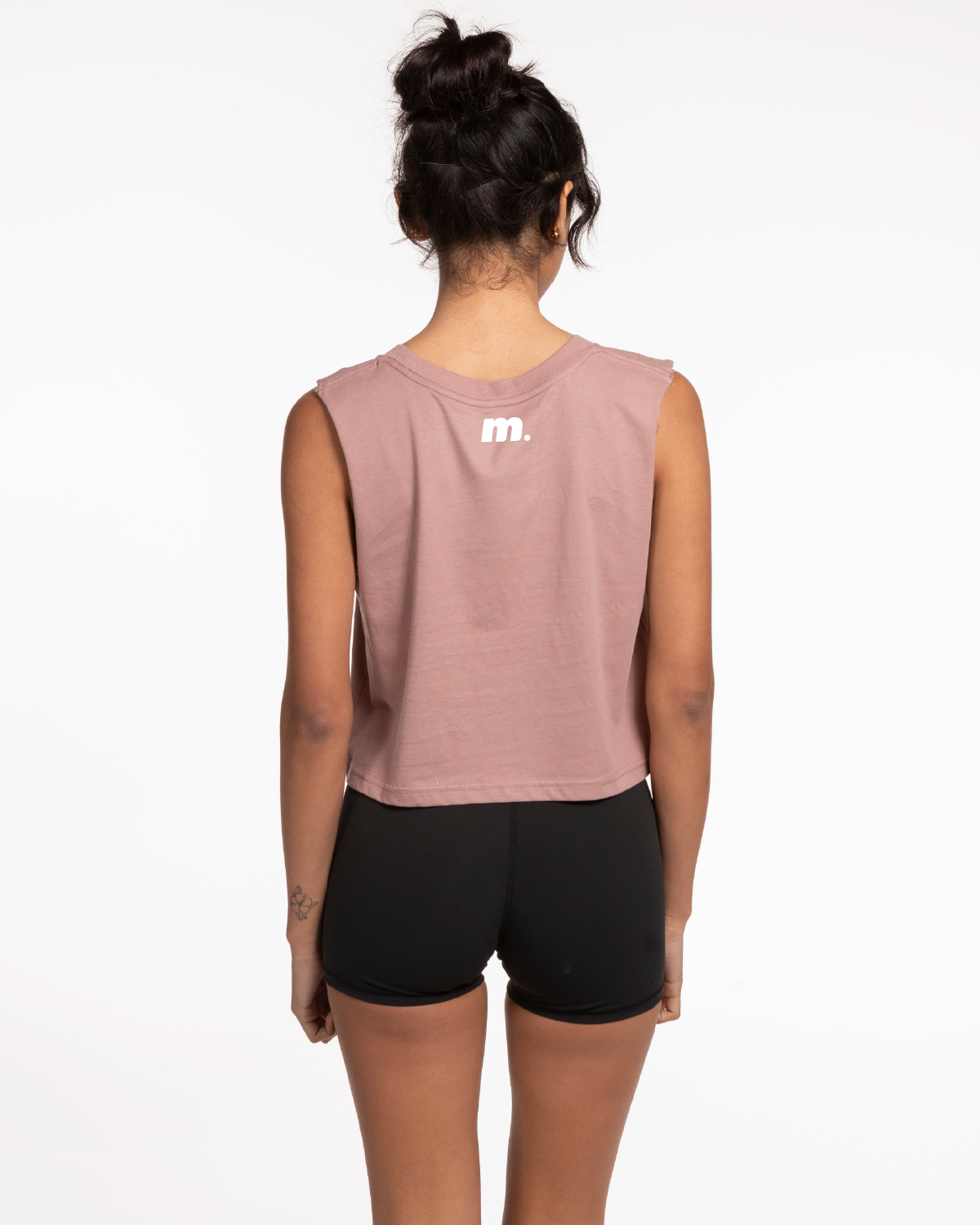 Motivate Movement Crop Muscle Tank - Clay