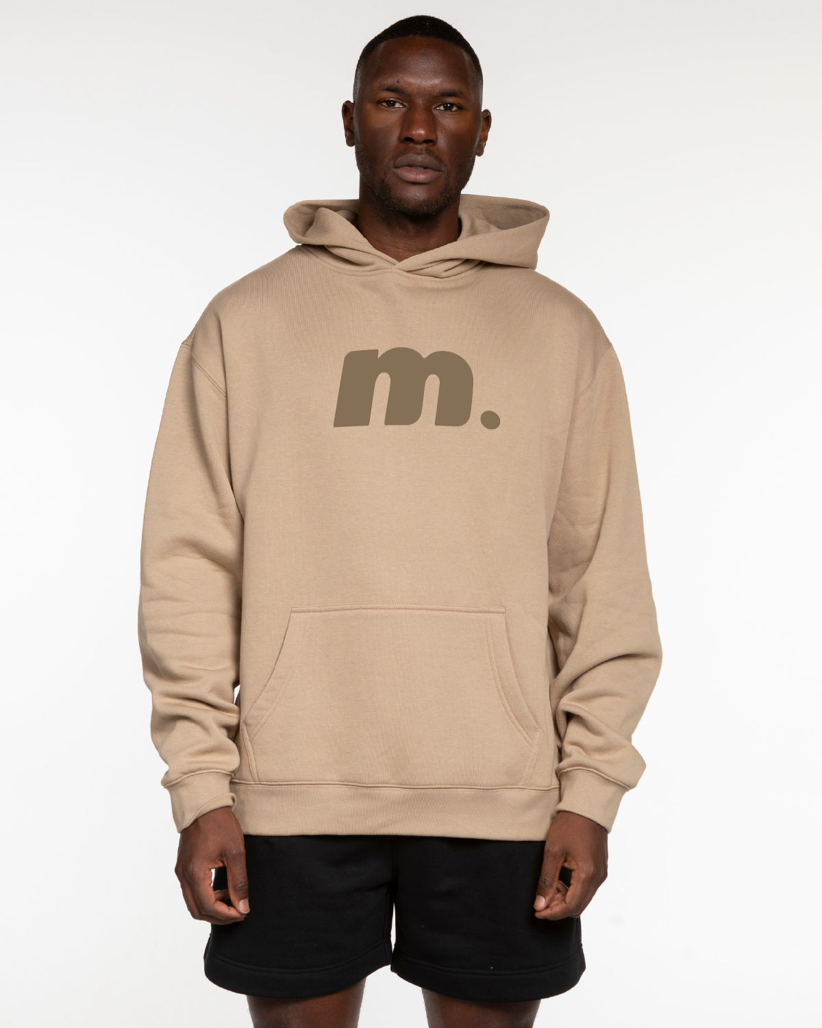Motivate Movement Mens Hoodie - Sand