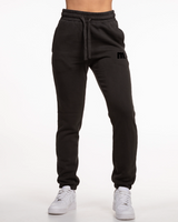 Motivate Movement Womens Classic Sweatpants - Washed Black / Black
