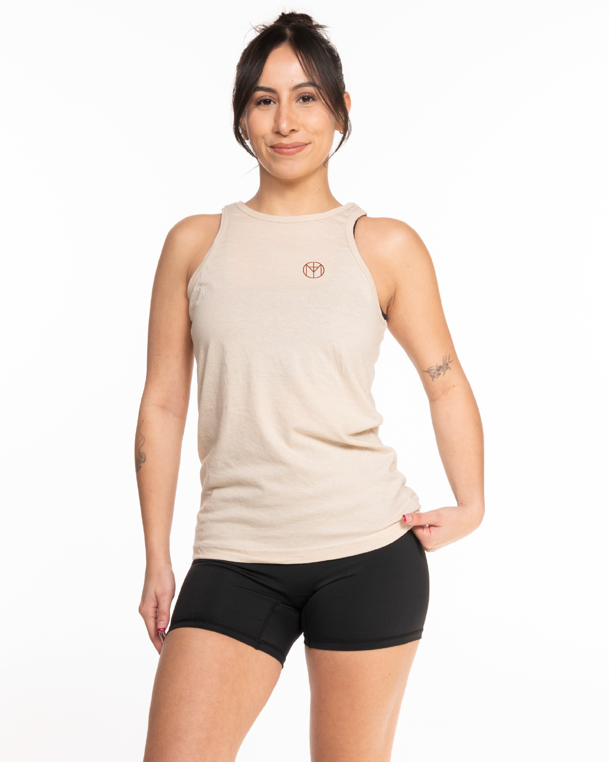 Motivate Movement Recycled Womens Tank - Polar Heather