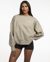 Move Studio Womens Heavyweight Crewneck - Eucalyptus