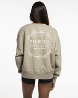 Move Studio Womens Heavyweight Crewneck - Eucalyptus