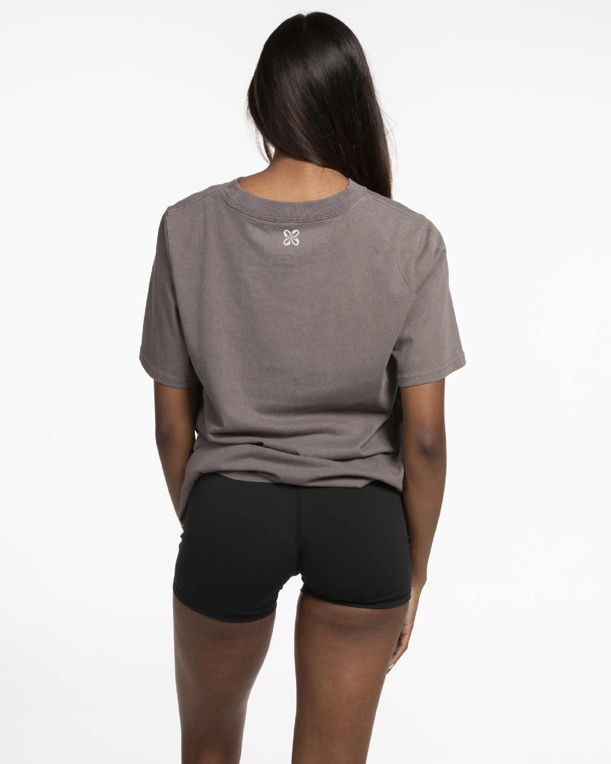 Move Studio Womens Heavyweight Tee - Washed Gray