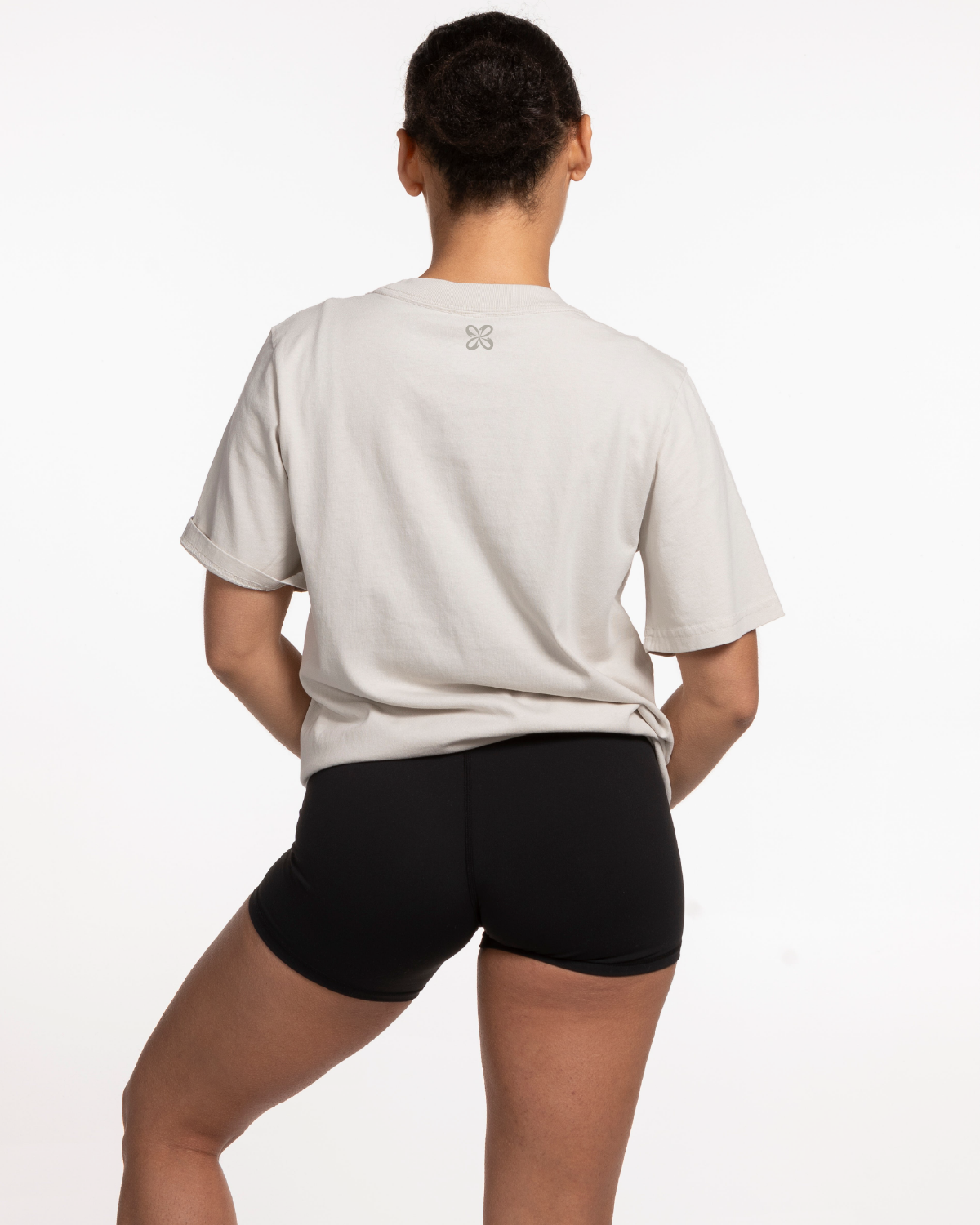 Move Studio Womens Heavyweight Tee - Washed Bone