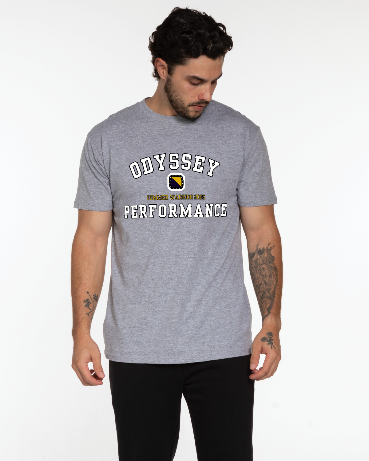 Odyssey Performance Mens Tee - Heather - Summer Warrior