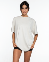 Project Strength Mens Heavyweight Tee - Washed Bone