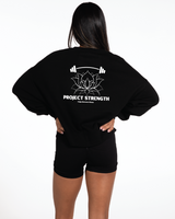 Project Strength Oversized Crop - Black