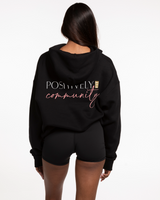 Positively Fit Community Womens Hoodie - Black