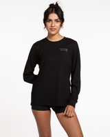 Positively Fit Community Womens Long Sleeve - Black