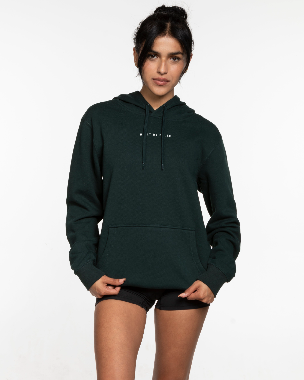 Pulse 712 Mens Classic Hoodie - Pine Green - Rock Valley