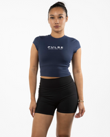 Pulse 712 Sporty Crop Short Sleeve - Navy