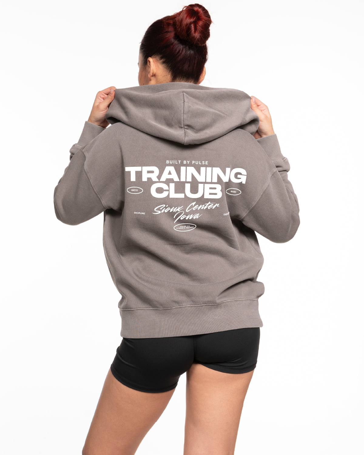 Pulse 712 Womens Zip Hoodie - Washed Gray - Sioux Center