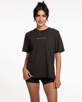 Pulse 712 Womens Heavyweight Tee - Washed Black - Sioux Center