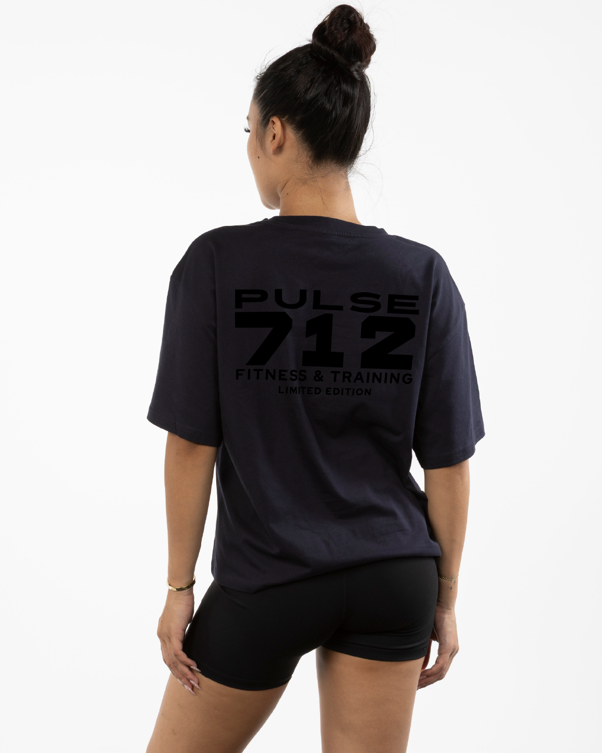 Pulse 712 Womens Oversized Tee - Ink