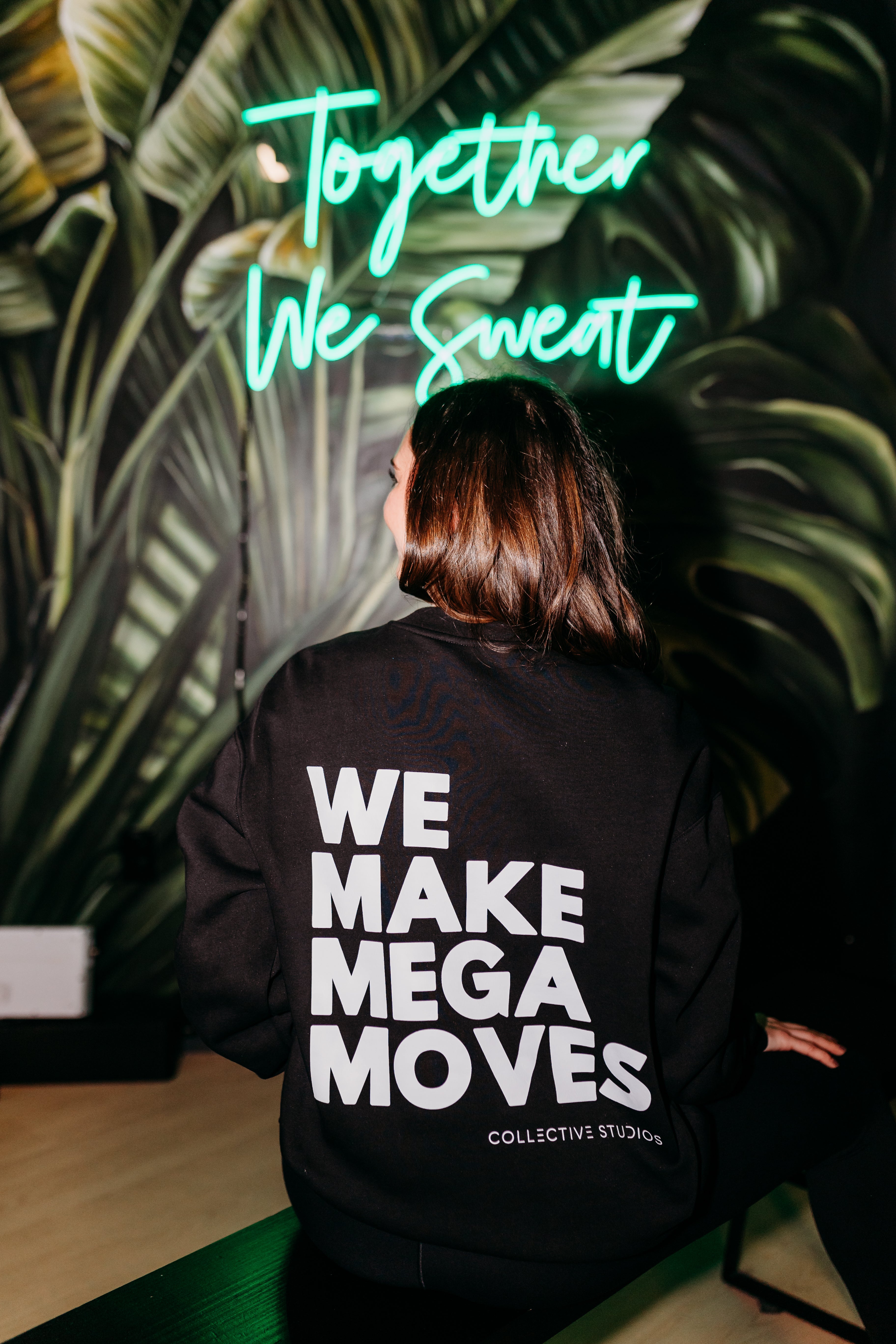 Collective Studios Unisex Crewneck - Black