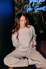 Collective Studios Unisex Crewneck - Washed Bone